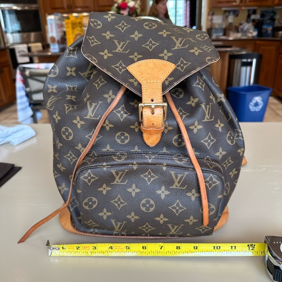Louis Vuitton Brown Monogram Backpack - Picture 6 of 15